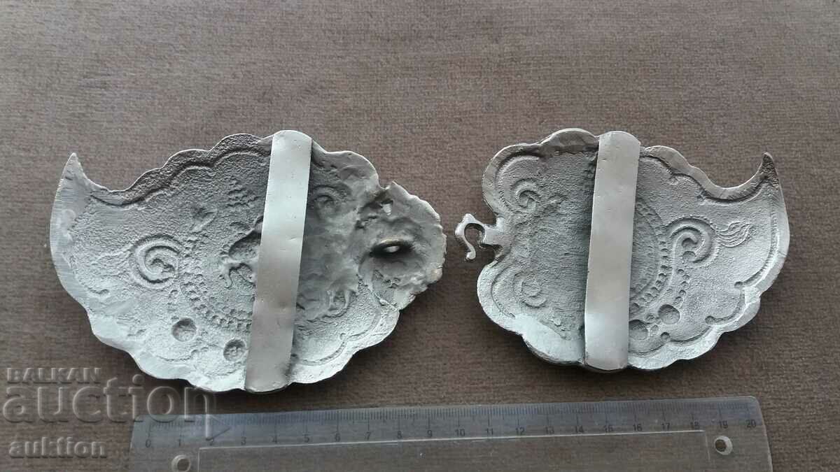 ОТЛИЧНИ ПОСРЕБРЕНИ ВЪЗРОЖДЕНСКИ ПАФТИ - НОВОДЕЛ БРОНЗ - 5