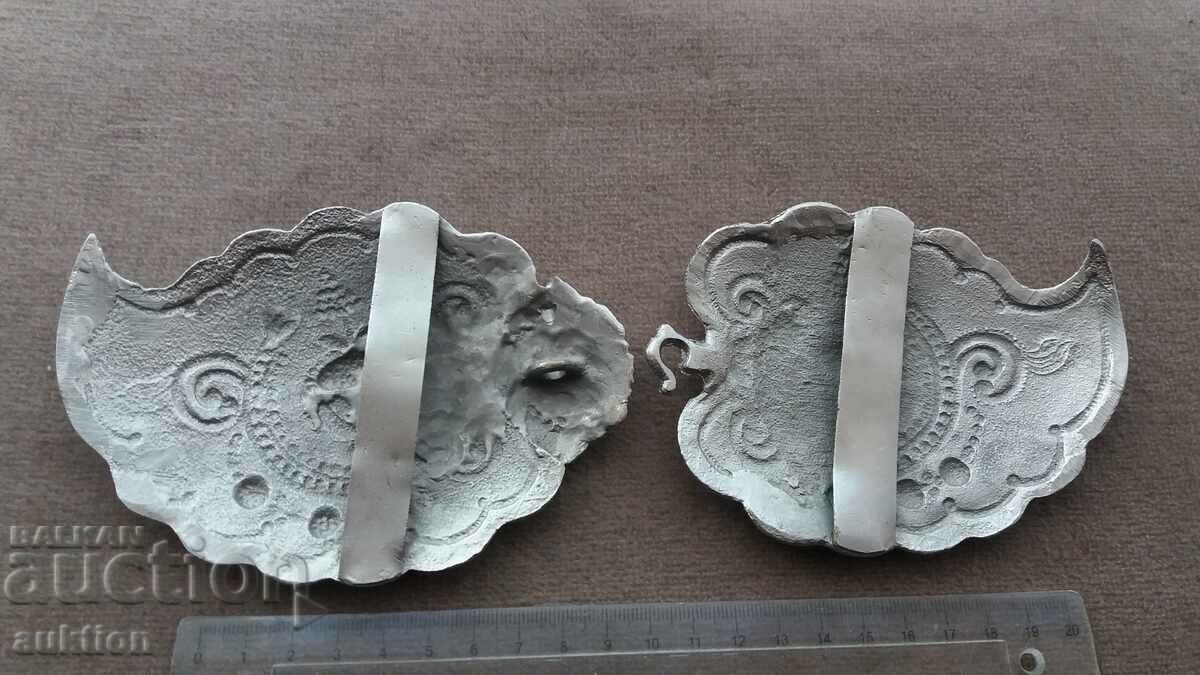 ОТЛИЧНИ ПОСРЕБРЕНИ ВЪЗРОЖДЕНСКИ ПАФТИ - НОВОДЕЛ БРОНЗ - 6