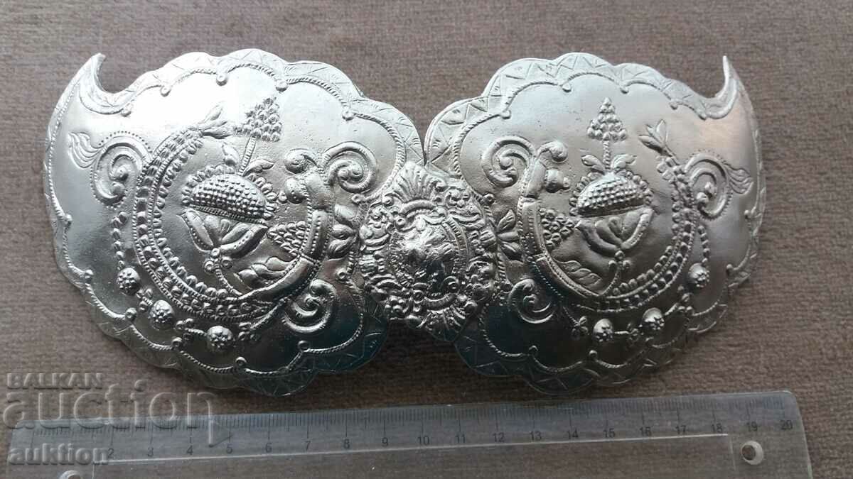 ОТЛИЧНИ ПОСРЕБРЕНИ ВЪЗРОЖДЕНСКИ ПАФТИ - НОВОДЕЛ БРОНЗ - 7