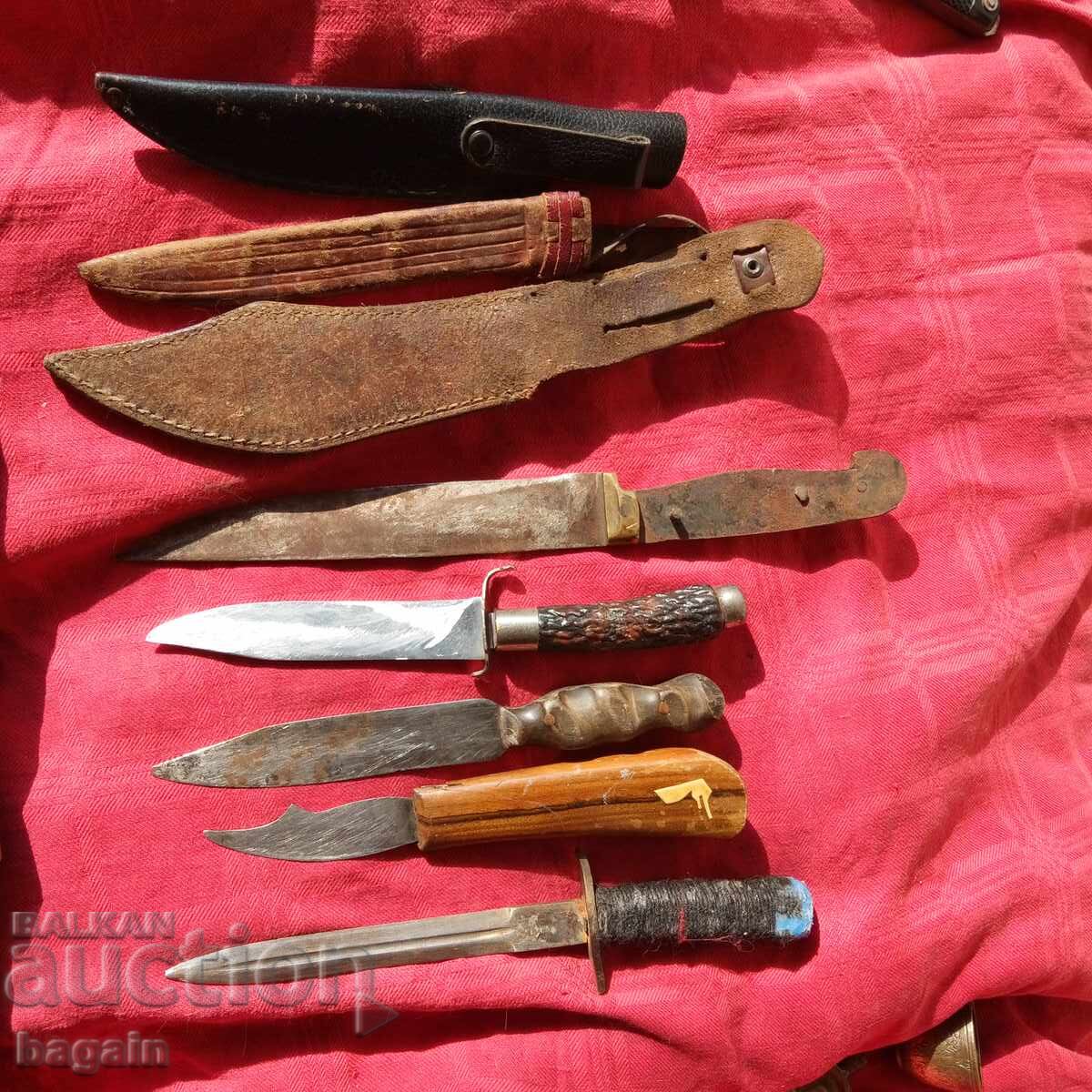 Knives, dagger, dirk, scabbard in a lot - 6 Knives, dagger, dirk, scabbard in a lot - 6