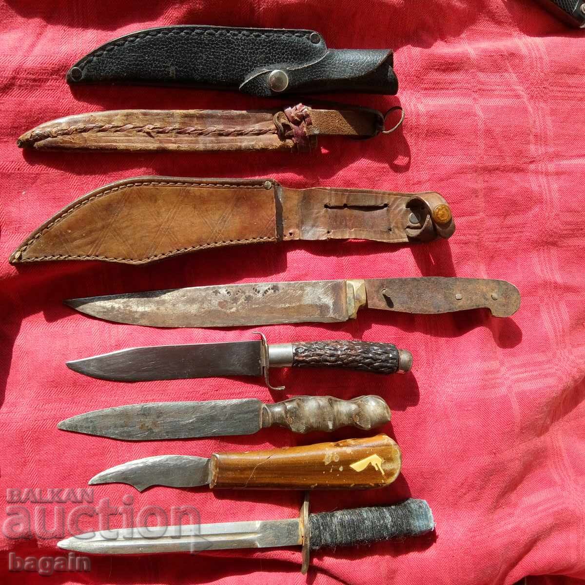 Knives, dagger, dirk, scabbard in a lot Knives, dagger, dirk, scabbard in a lot