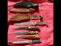 Μαχαίρια, στιλέτο, κορτέλι, θήκη σε παρτίδα