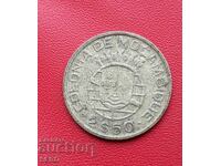 Mozambique/Portuguese Colony - 2.5 Escudos 1950 - Silver
