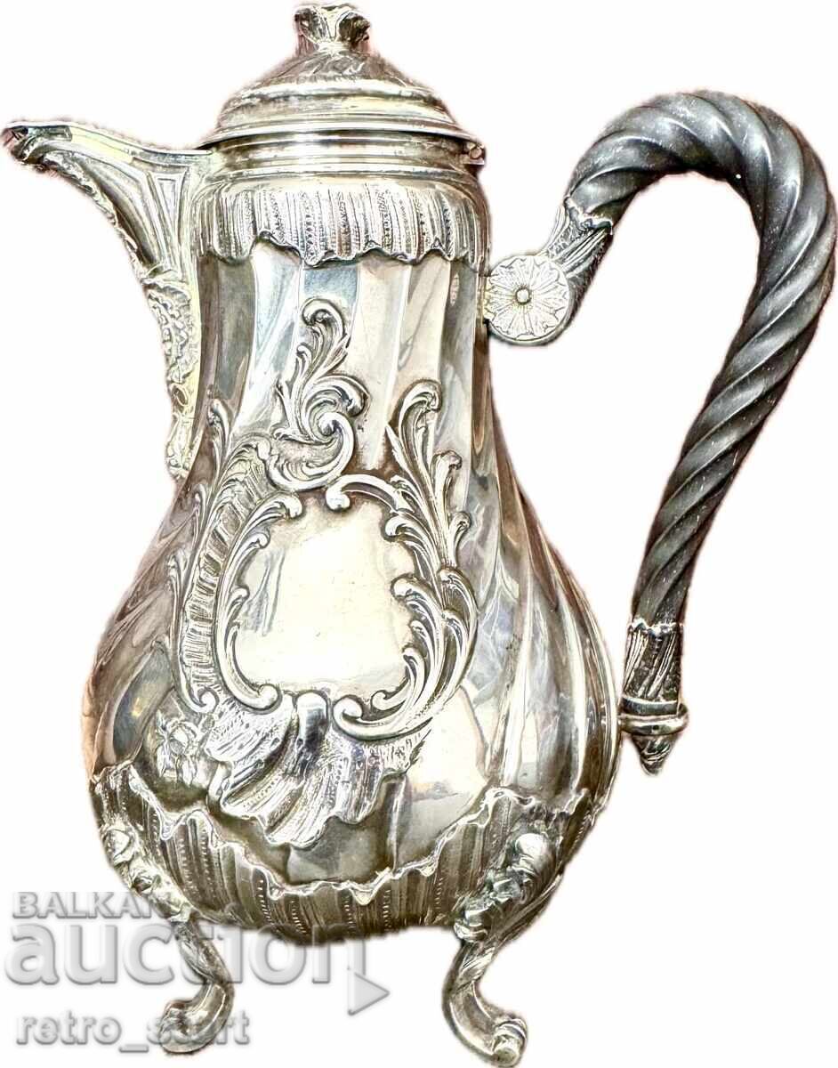 Cană de cafea din argint antic, 1888-1892, Paul Canaux - 6 Cană de cafea din argint antic, 1888-1892, Paul Canaux - 6