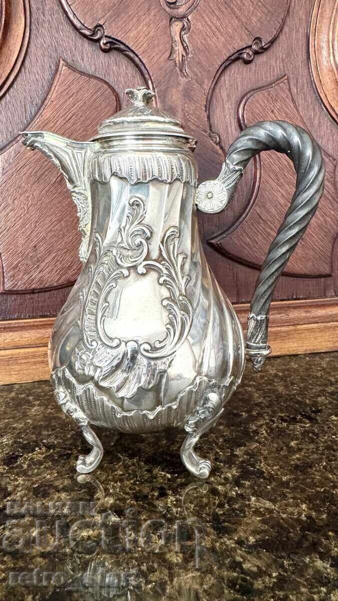 Cană de cafea din argint antic, 1888-1892, Paul Canaux Cană de cafea din argint antic, 1888-1892, Paul Canaux