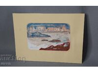 Old Master's drawing watercolor painting landscape