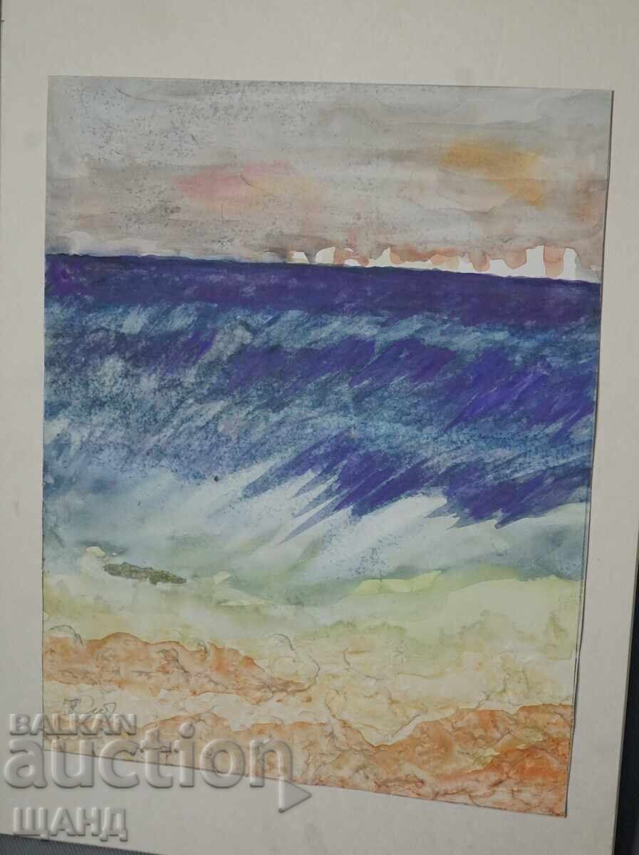 Old Master's drawing watercolor painting landscape with price € 2.00 | 3.91 BGN Old Master's drawing watercolor painting landscape with price € 2.00 | 3.91 BGN