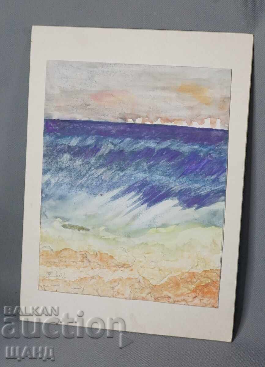 Old Master's drawing watercolor painting landscape Old Master's drawing watercolor painting landscape