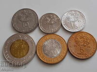 lot 6 monede Mauritania 1973-2014; Mauritania