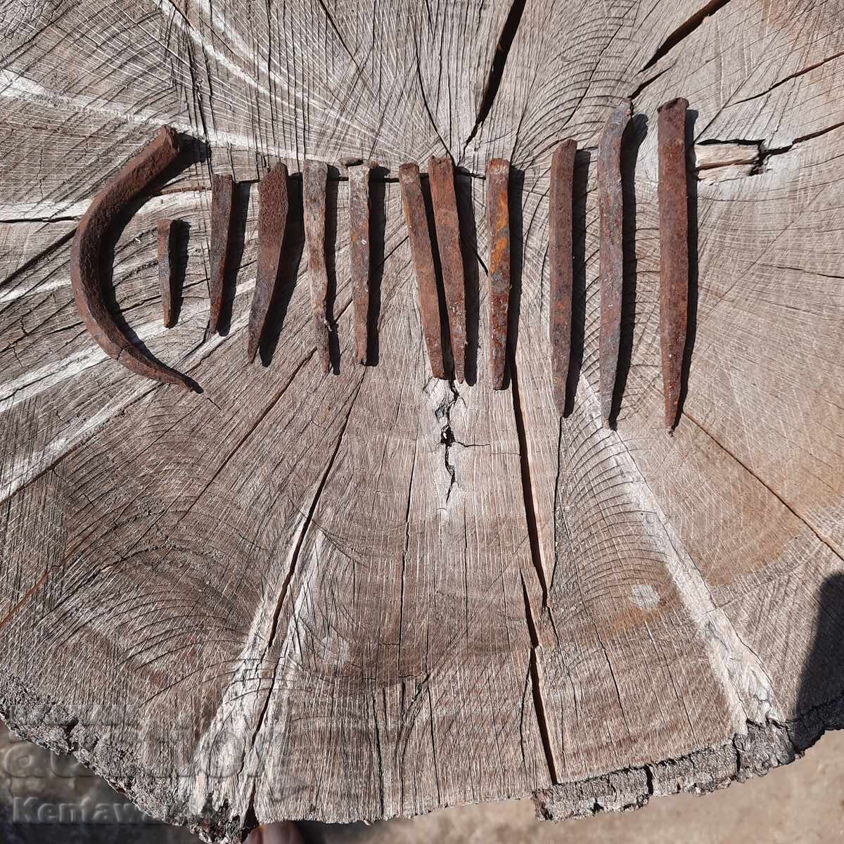 Delivery of Old forged nails, tacks Delivery of Old forged nails, tacks