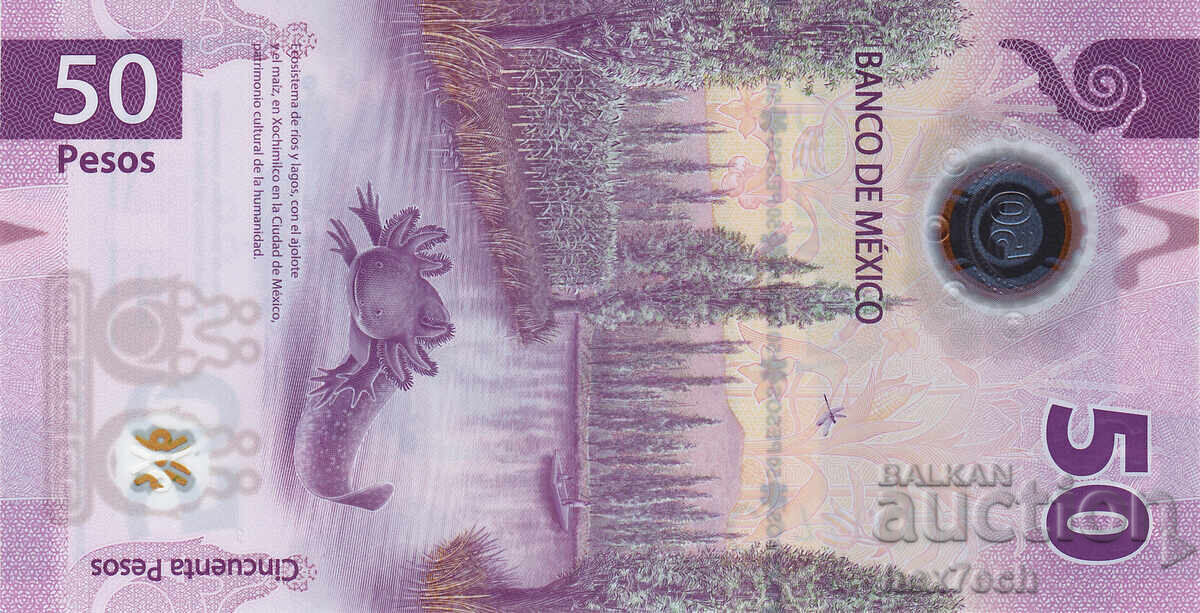 Δημοπρασία ❤️ ⭐ Μεξικό 2023 50 πέσος UNC νέα ⭐ ❤️