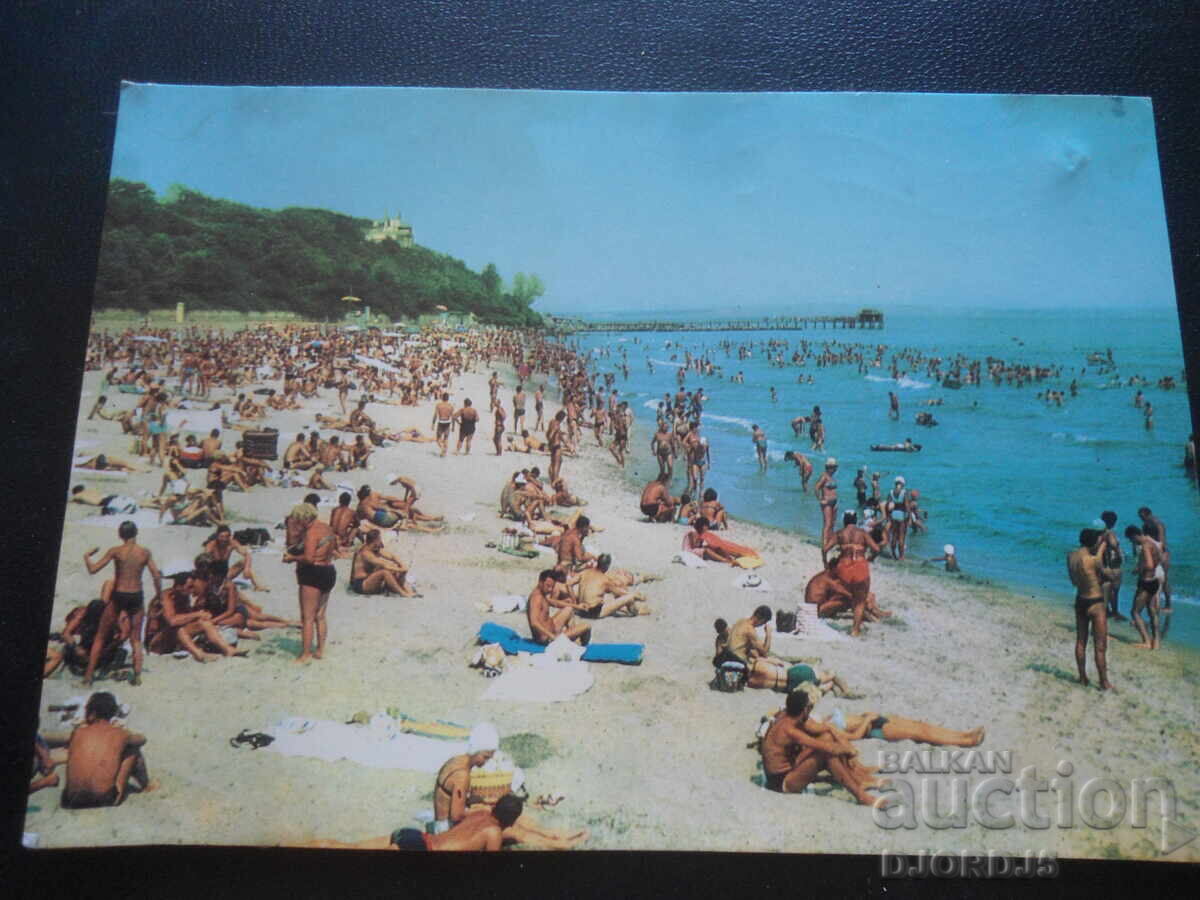 ΒΟΥΡΓΑΣ - η παραλία, Παλιά καρτ ποστάλ