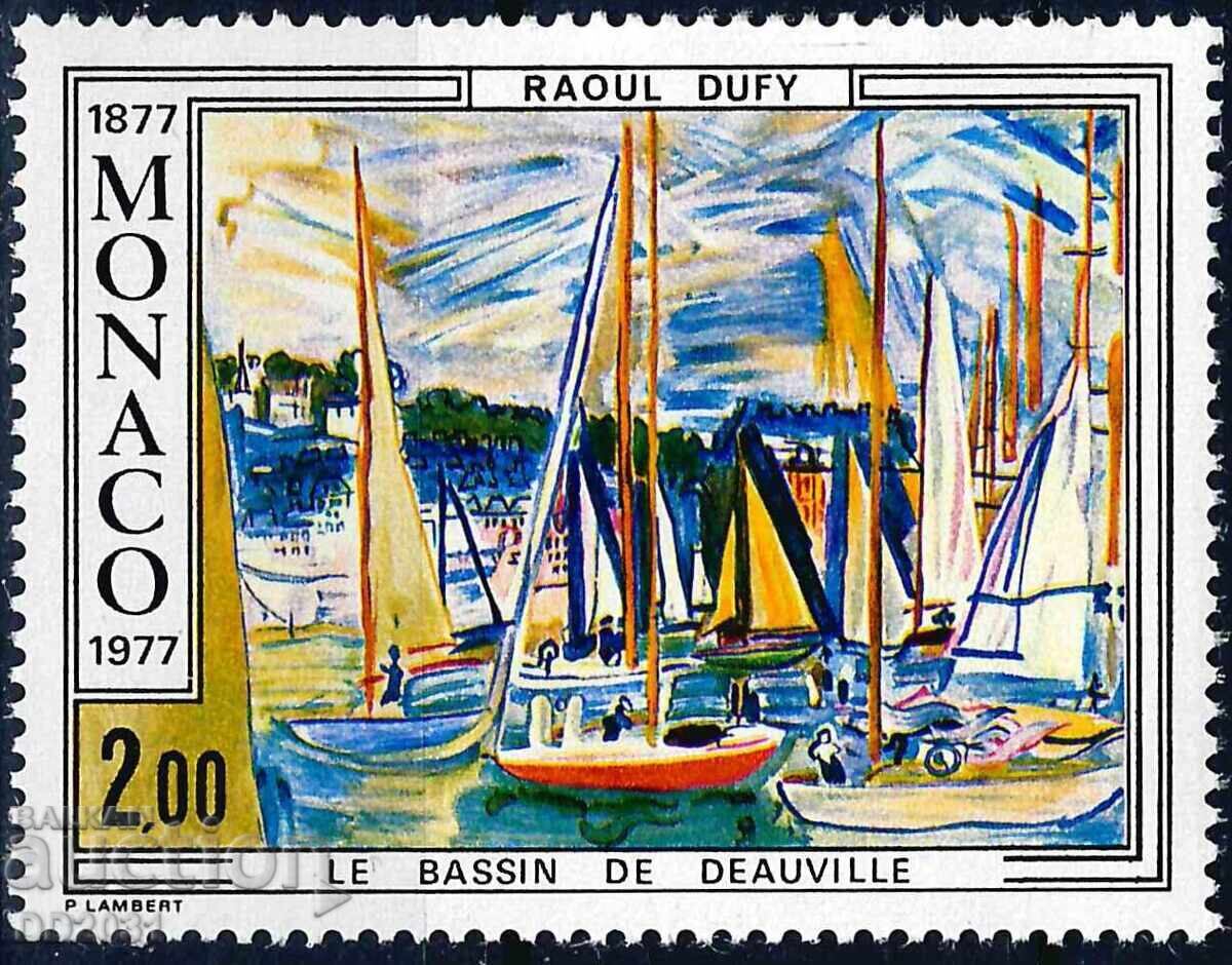 Μονακό 1977 - γραφική θέα γιοτ MNH