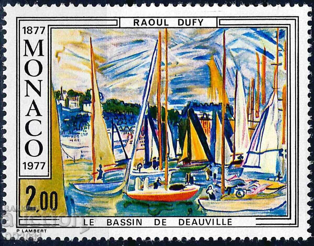 Μονακό 1977 - γραφική θέα γιοτ MNH