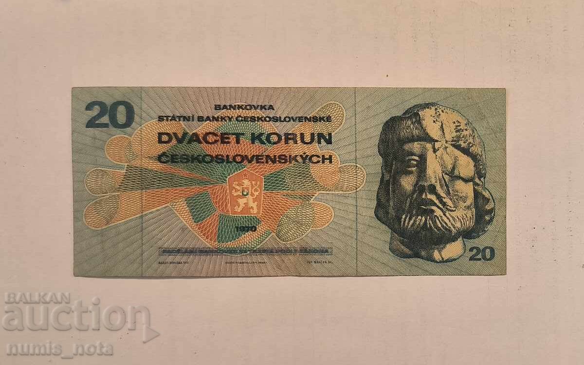 Czechoslovakia 20 Korun 1970 Year