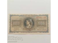 1000 Drachmas Greece 1942 - Banknote UNC