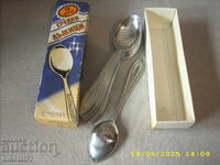 TERNA V. Tŭrnovo 12 bucăți linguri medii noi cutie RAR