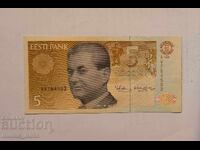 Estonia 5 Krooni 1991 Year