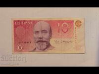 Естония 10 крони 1992 година