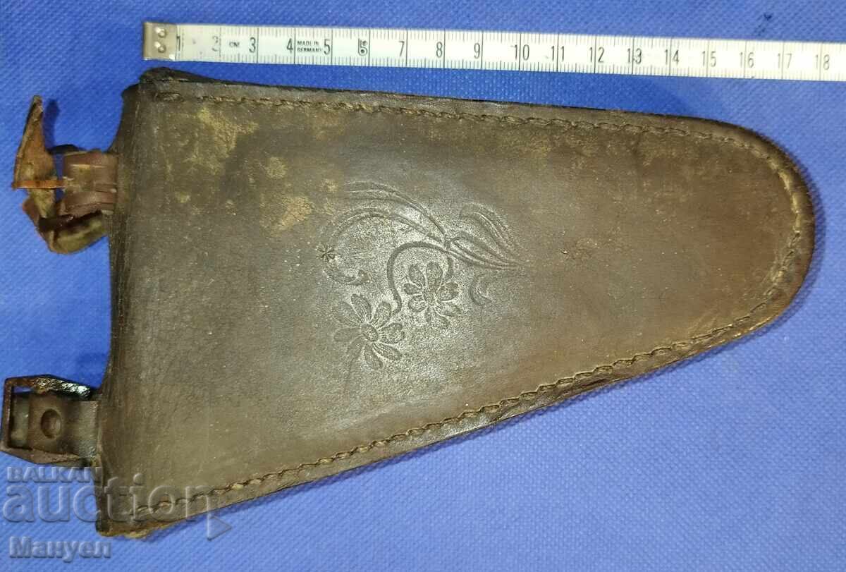 Δημοπρασία Παλιό δερμάτινο τμήμα για ποδήλατο