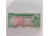 100 São Tomé and Príncipe Dobras 1977 - Banknote / UNC