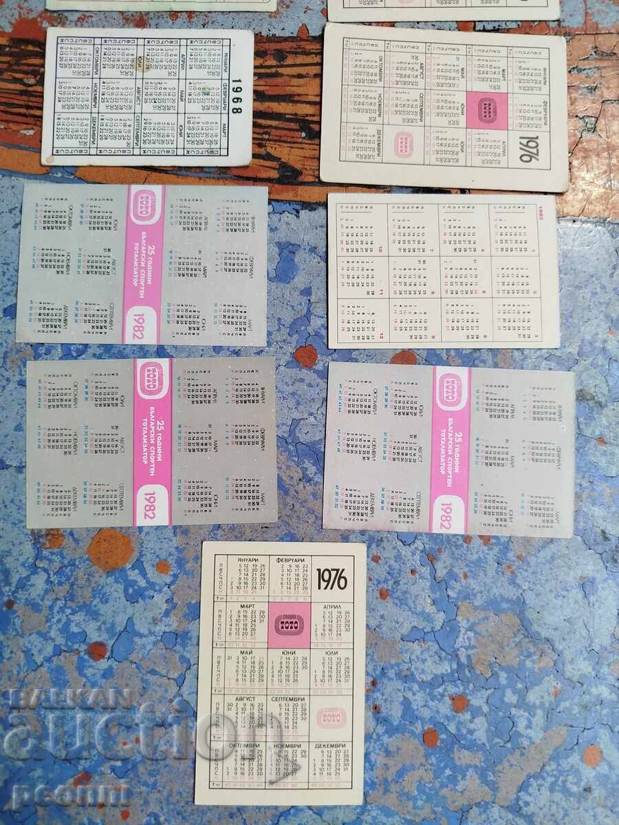 Bŭlgarski sportni ημερολόγια τσέπης - 7 Bŭlgarski sportni ημερολόγια τσέπης - 7