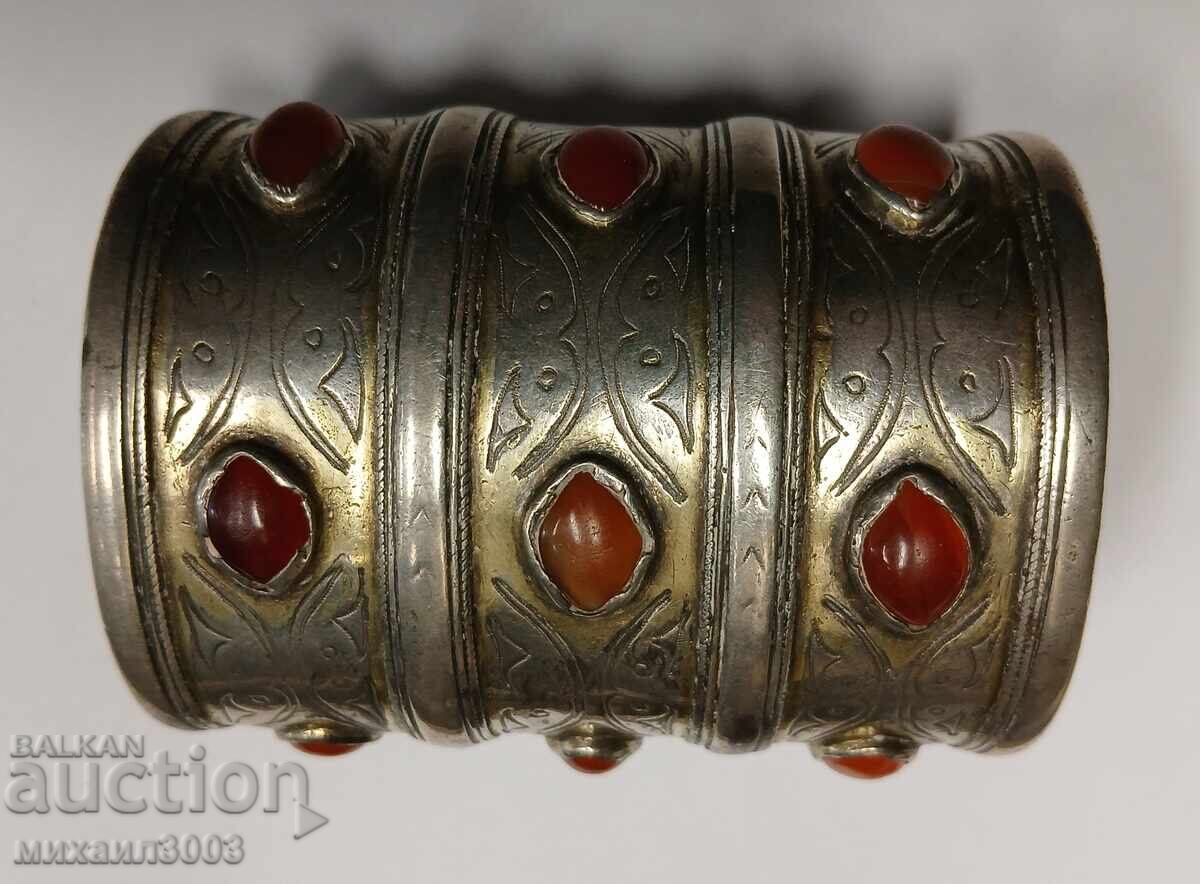 BRĂȚARĂ DIN ARGINT VECHE DE COLECȚIE, LUCRARE MANUALĂ