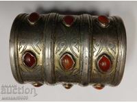 BRĂȚARĂ DIN ARGINT VECHE DE COLECȚIE, LUCRARE MANUALĂ