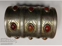 BRĂȚARĂ DIN ARGINT VECHE DE COLECȚIE, LUCRARE MANUALĂ