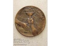 Plaque for carrying the Olympic flame 1980