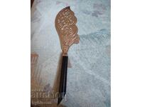 Антикварна руска лопатка за торта ссср