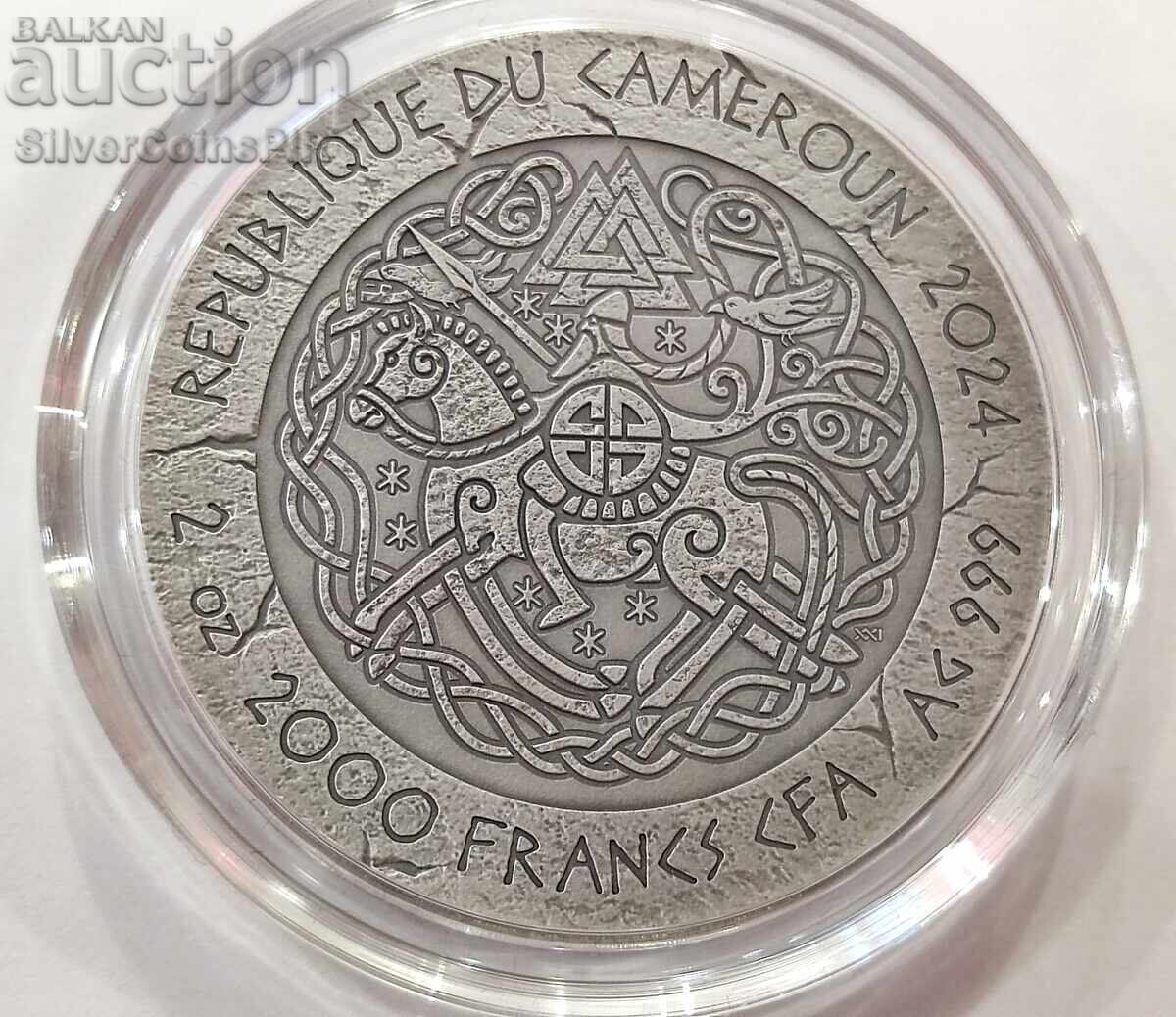 Delivery of Silver 2 oz Freydis The Path to Valhalla 2024 Cameroon Delivery of Silver 2 oz Freydis The Path to Valhalla 2024 Cameroon