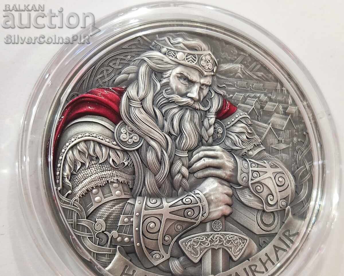 Сребро 2 оz Харалд Пътят към Валхала 2025 Камерун с цена 650.00 лв. | € 332.34 Сребро 2 оz Харалд Пътят към Валхала 2025 Камерун с цена 650.00 лв. | € 332.34