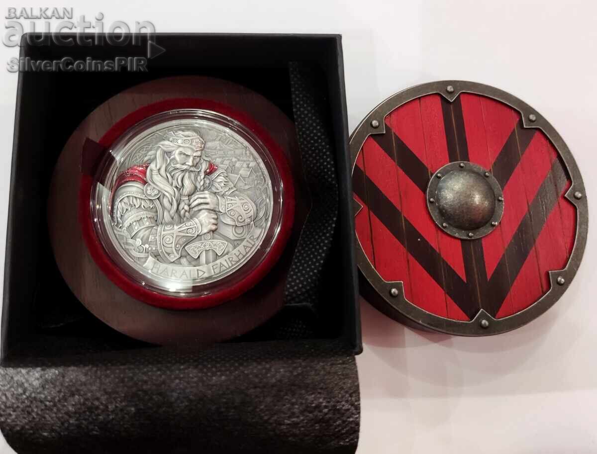 Аукцион Сребро 2 оz Харалд Пътят към Валхала 2025 Камерун Аукцион Сребро 2 оz Харалд Пътят към Валхала 2025 Камерун