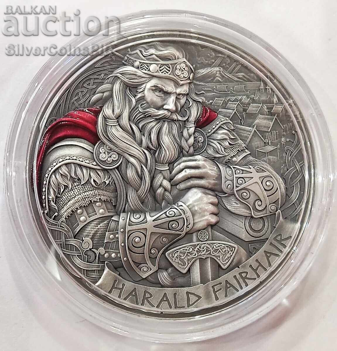 Сребро 2 оz Харалд Пътят към Валхала 2025 Камерун Сребро 2 оz Харалд Пътят към Валхала 2025 Камерун