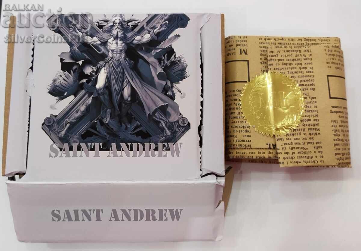 Silver 2 oz Saint Andrew 2025 Cameroon - 6