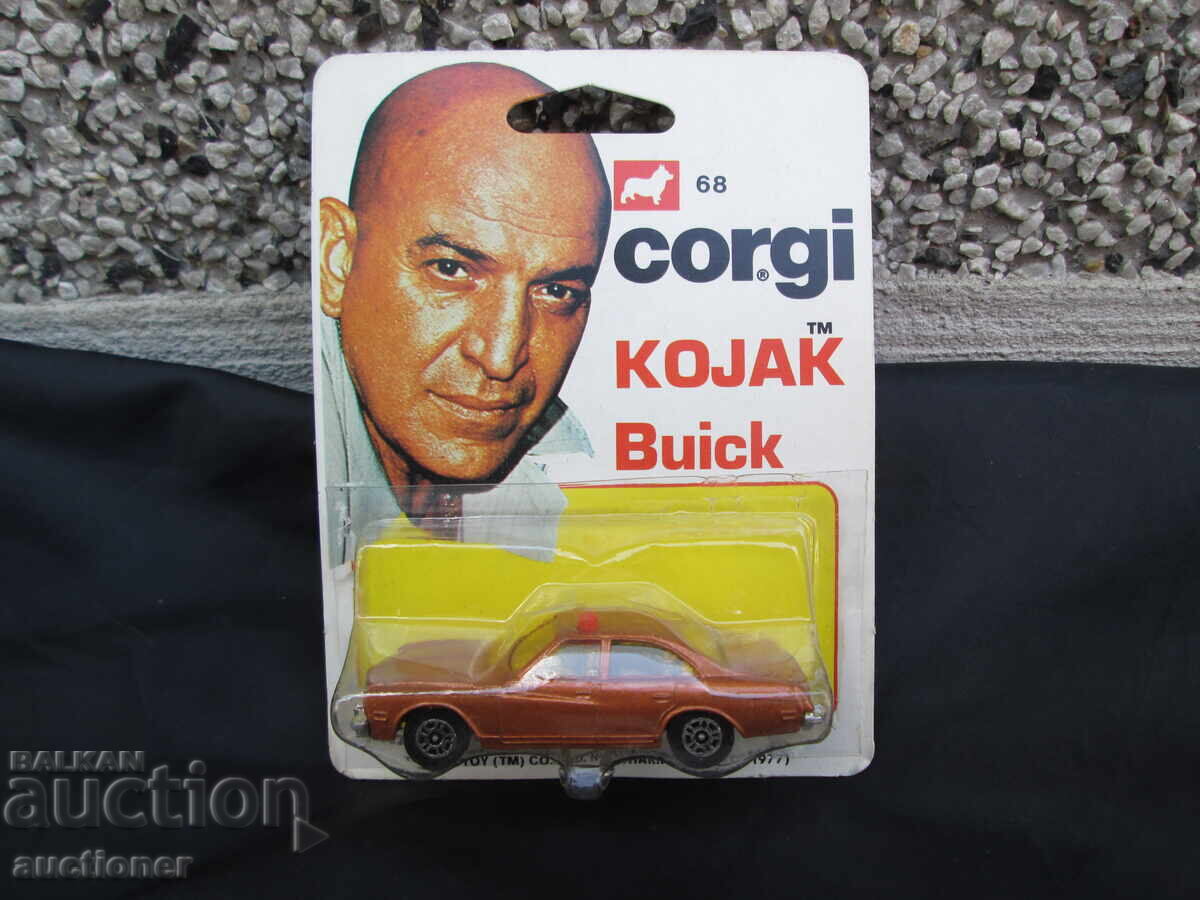 VINTAGE CORGI KOJAK BUICK, SEALED UNOPENED - 1977