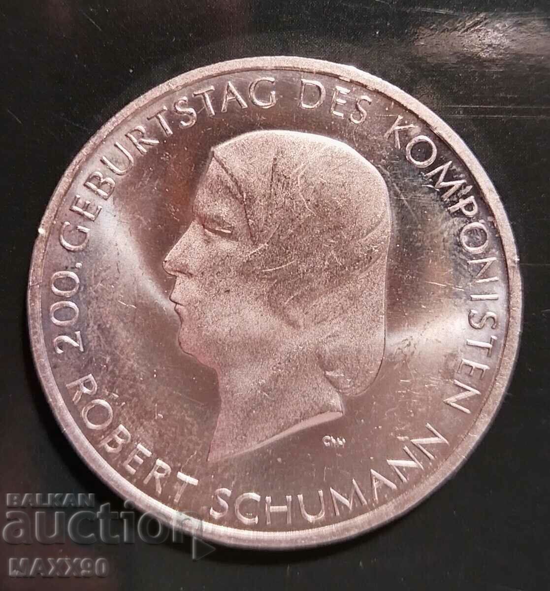 Livrarea 10 euro argint Germania Robert Schumann Livrarea 10 euro argint Germania Robert Schumann