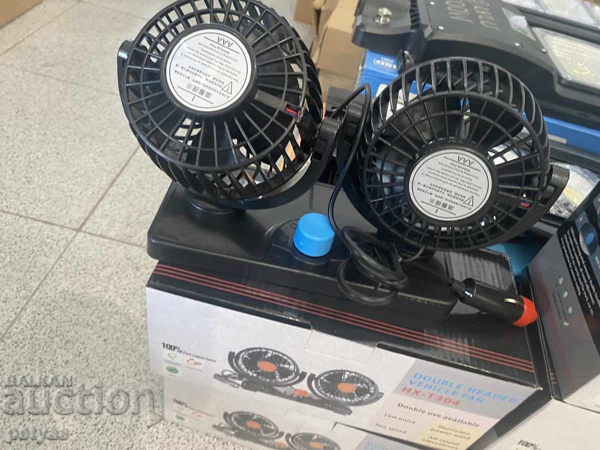 Dual Fan for Cars, Trucks, Campers 5.5 inch 12V - 6