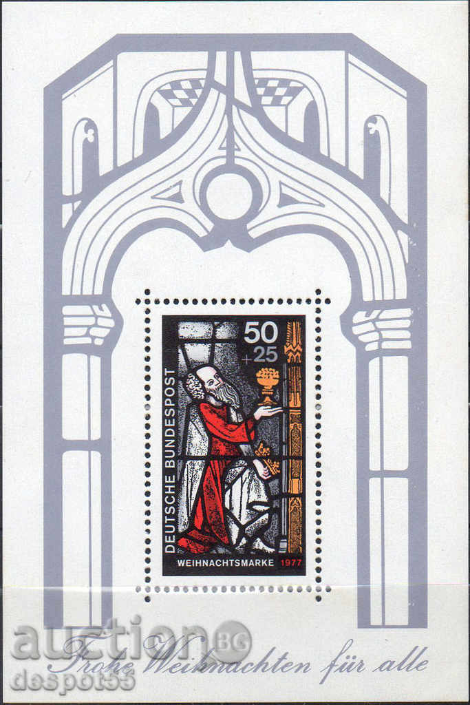 1977. West Germany. Christmas. Block 1977. West Germany. Christmas. Block