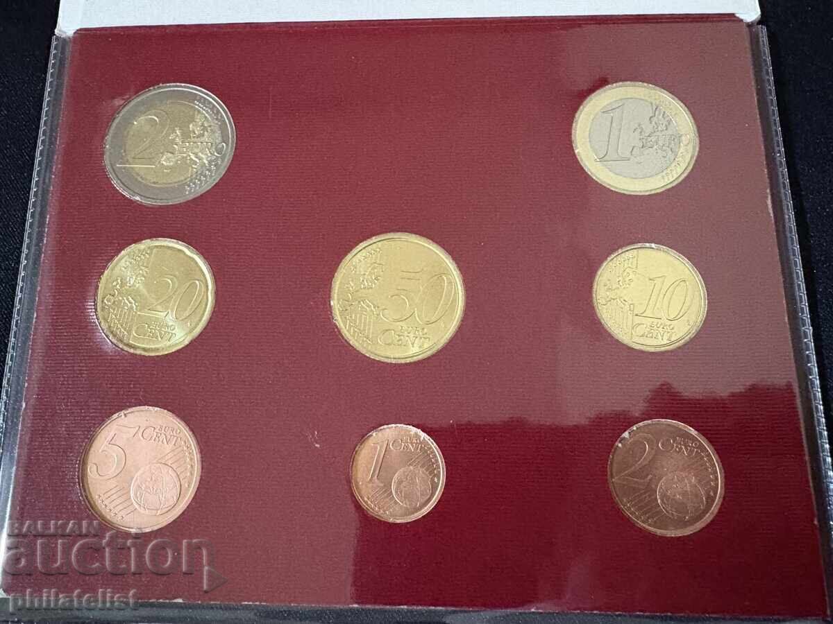 Ватикана 2008 г. - комплектен сет от 1 цент до 2 евро BU - 5