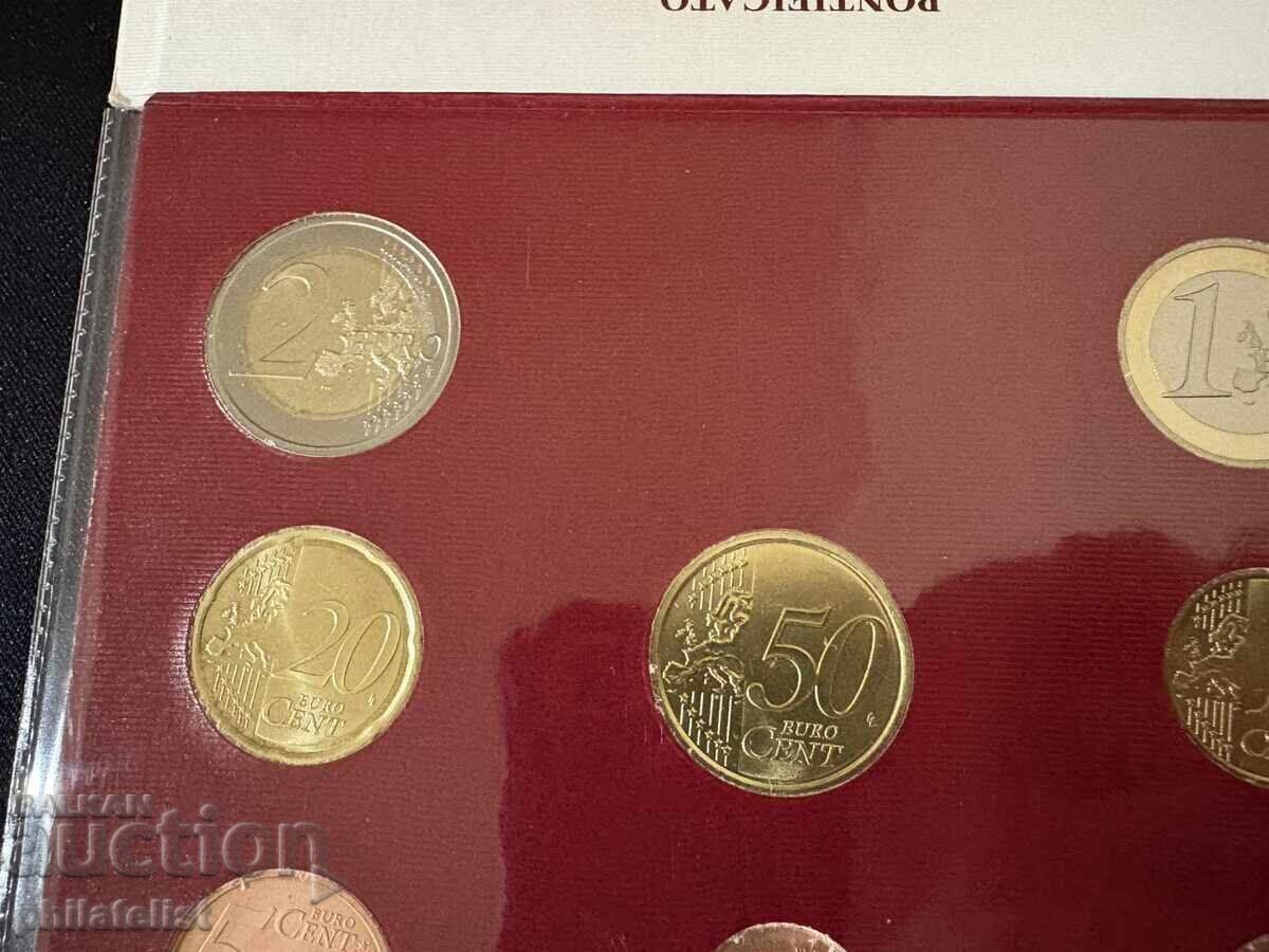 Ватикана 2008 г. - комплектен сет от 1 цент до 2 евро BU - 6