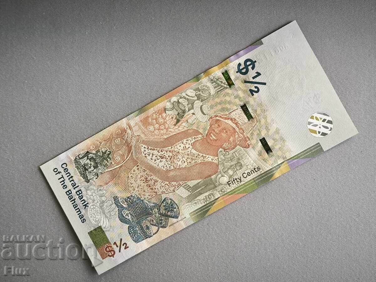 Banknote - Bahamas - 1/2 (Half) Dollar UNC | 2019 with price 13.00 BGN | € 6.65