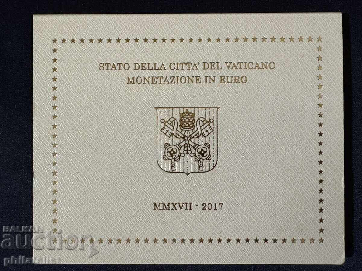 Βατικανό 2017 - πλήρες σετ από 1 λεπτό έως 2 ευρώ BU με τιμή 122.00 BGN | € 62.38