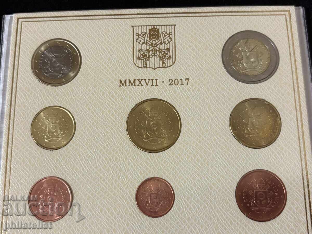 Δημοπρασία Βατικανό 2017 - πλήρες σετ από 1 λεπτό έως 2 ευρώ BU