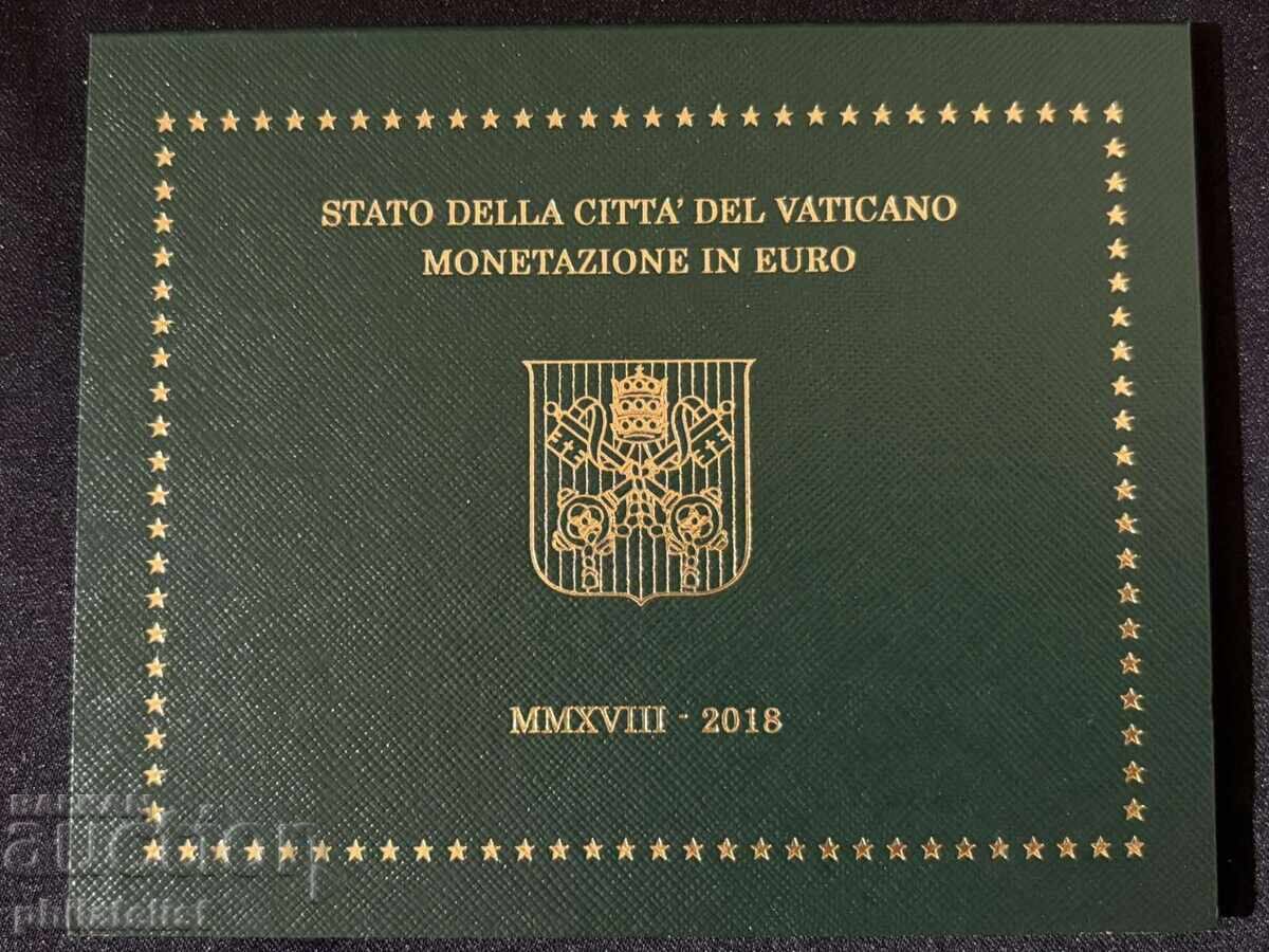 Vatican 2018 - set complet de la 1 cent la 2 euro BU