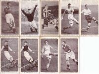 VÂND CARTE DE ȚIGĂRI VECHI CU FOTBALIȘTI - ANGLIA 1938