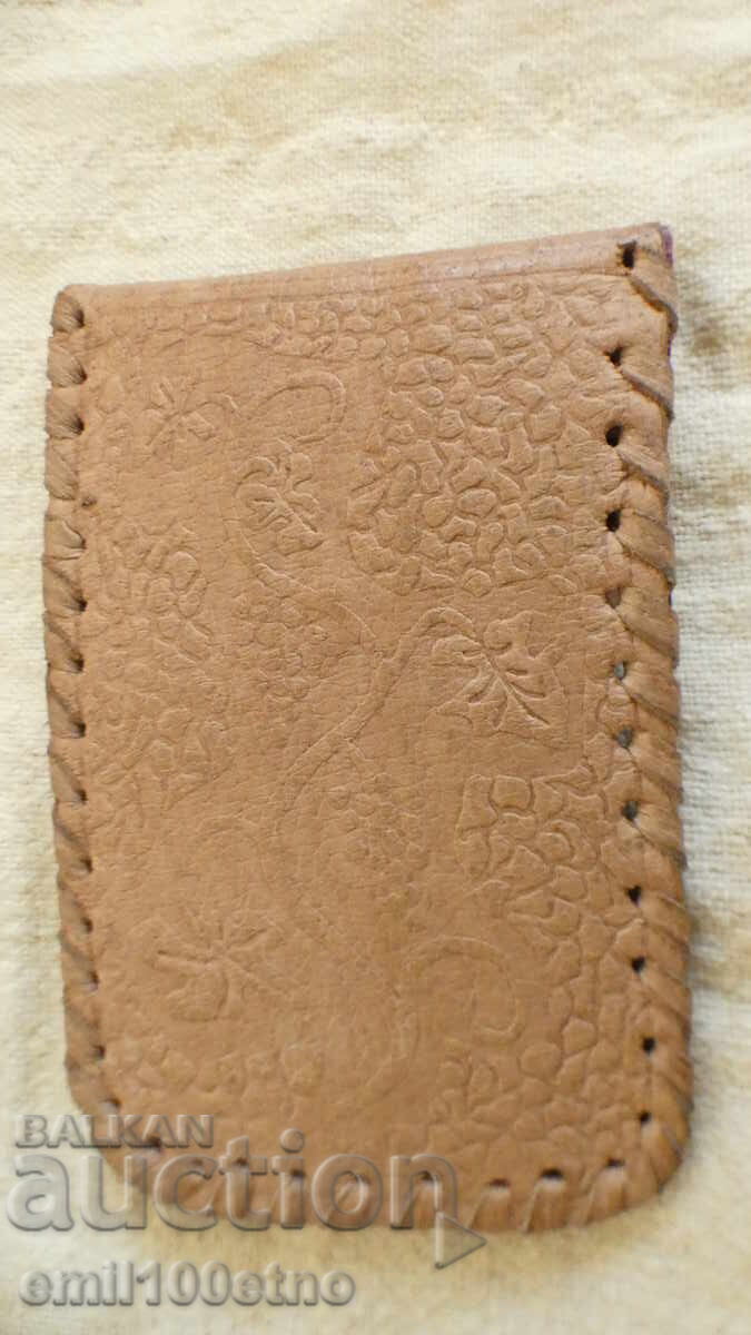 Доставка на Кожено калъфче портмоне щампа Роза - от соца