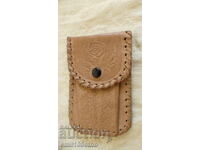 Δερμάτινο πορτοφόλι θήκη με στάμπα Ρόδο - από την σοσιαλιστική εποχή