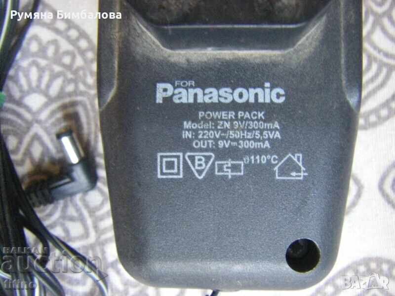 Доставка на Работещ адаптор Panasonic - АС 220V/AC 9V, 300mA с жак 5.5мм Доставка на Работещ адаптор Panasonic - АС 220V/AC 9V, 300mA с жак 5.5мм